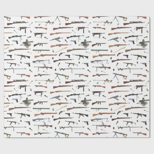 WW2-wapenpatroon Cadeaupapier (Vlak)
