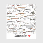 WW2 Wapens Sticker (Vel)