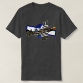 WW2 Warplanes Warbird P51 Mustang 1 T-shirt (Design voorkant)