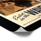 WW2 WAVES Poster (Hoek)