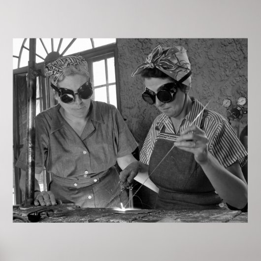 WW2 Welders voor vrouwen: 1942 Poster (Voorkant)