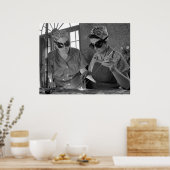 WW2 Welders voor vrouwen: 1942 Poster (Keuken)