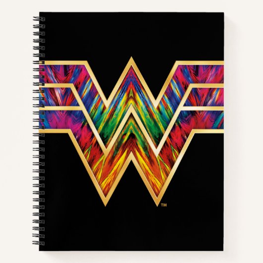 WW84| Logo Wonder Woman Kaleidoscoop Notitieboek (Voorkant)