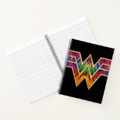 WW84| Logo Wonder Woman Kaleidoscoop Notitieboek (Binnen)