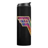 WW84| Logo Wonder Woman Kaleidoscoop Thermosbeker (Gedraaid links)
