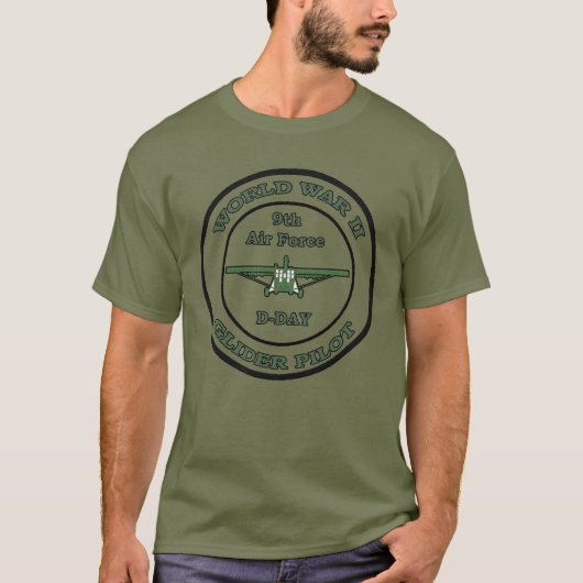 WW 2 Glider Pilot D-Day June 6, 1944 T-shirt (Voorkant)