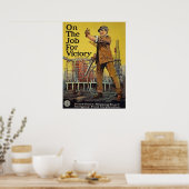 WW I ~ on the job for Victory Poster (Keuken)