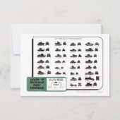 WW II - Lichte Tanks Bedankkaart (Voorkant)