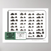  WW II Lichte Tanks Grafiek Poster (Voorkant)