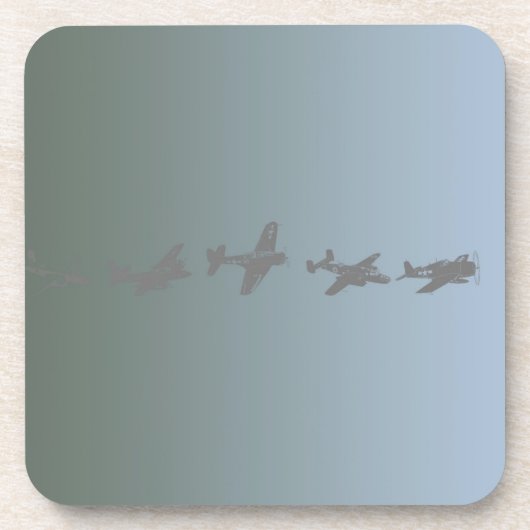 WW II-Vliegtuig Bier Onderzetter (Voorkant)