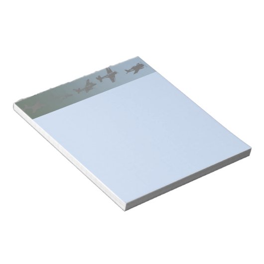 WW II-Vliegtuig Notitieblok (Schuin)