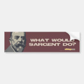 WW Sargent Do? Bumpersticker (Voorkant)