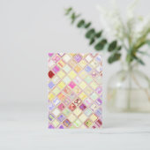 WWB-Visitekaartjes ~ onverwoestbaar aanpasbaar Visitekaartje (Staand voorkant)