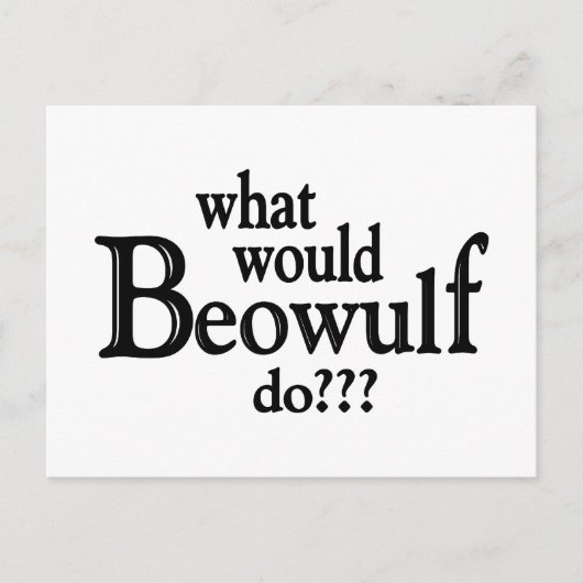 WWBD - Beowulf Briefkaart (Voorkant)