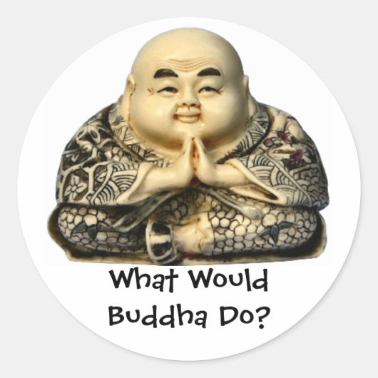 WWBD rnd.Sticker Ronde Sticker (Voorkant)