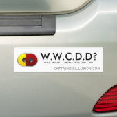 WWCDD? Bumpersticker (Op auto)