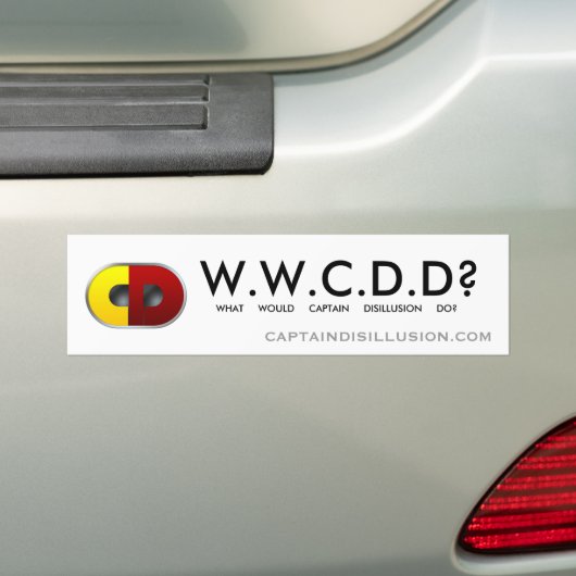 WWCDD? Bumpersticker (Op auto)