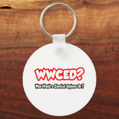 WWCED...Wat zou een Chem Eng doen? Sleutelhanger (Voorkant)