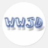 wwd ronde sticker (Voorkant)