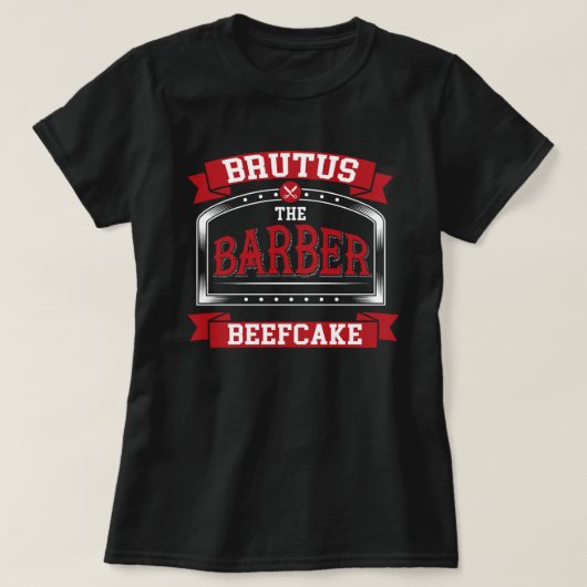 WWE Brutus Beefcake the Barber Graphic T-Shirt (Design voorkant)
