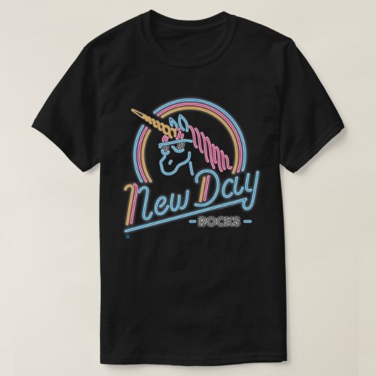 WWE New Day Neon Unicorn 837 T-shirt (Design voorkant)