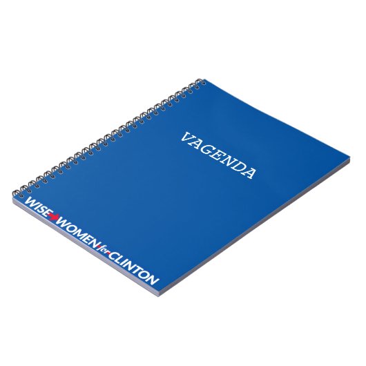 WWFC — Vagenda — Spiral notebook (blauw) Notitieboek (Linkerzijde)