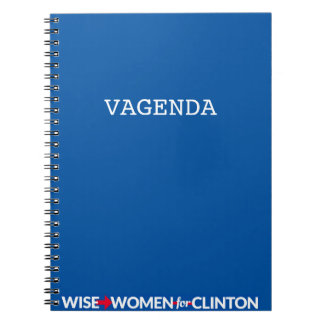 WWFC — Vagenda — Spiral notebook (blauw) Notitieboek