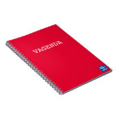 WWFC — Vagenda — Spiral notebook Notitieboek (Rechterzijde)