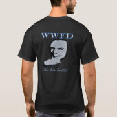 WWFD - Wat zou Frank doen? T-shirt (Achterkant)