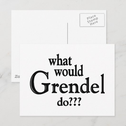 WWGD - Grendel Briefkaart (Voorkant / Achterkant)