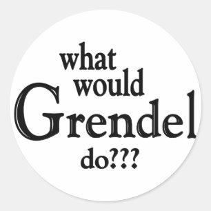 WWGD - Grendel Ronde Sticker