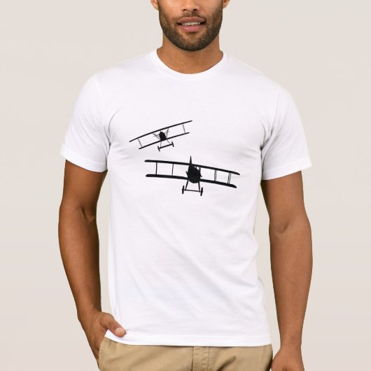 WWI 003 - Fokker DVII versus Spad XIII T-shirt (Voorkant)