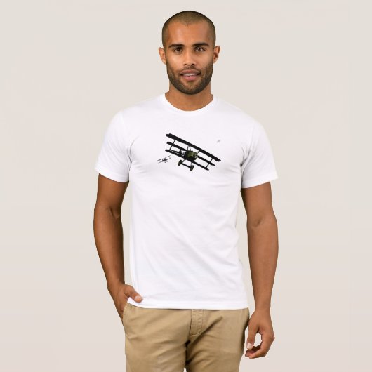 WWI 010 - Fokker DRI - Voss T-shirt (Voorkant volledig)
