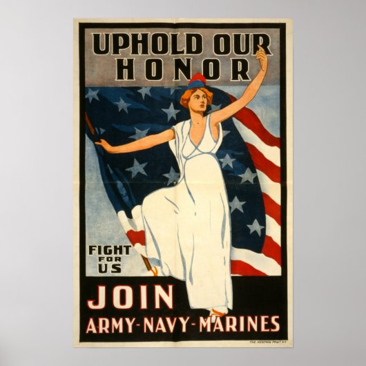 WWI American recruiting poster (Voorkant)