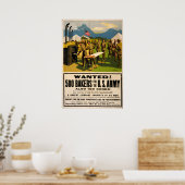 WWI American rekrutering poster (Keuken)