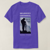 WWI Armistice Centennial T-shirt (Design voorkant)