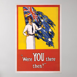 WWI Australische rekruterings poster Britse Rijk