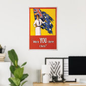 WWI Australische rekruterings poster Britse Rijk (Thuiskantoor)