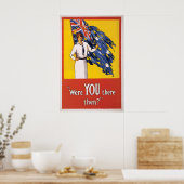 WWI Australische rekruterings poster Britse Rijk (Keuken)