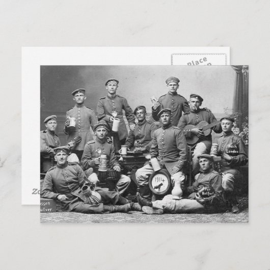 WWI Briefkaart (Voorkant / Achterkant)