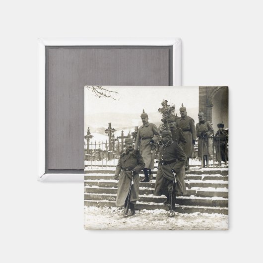 WWI Duits hoogcommando Magneet (Voorkant / Achterkant)