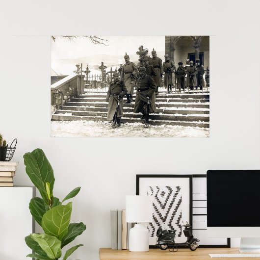 WWI Duits hoogcommando Poster (Thuiskantoor)