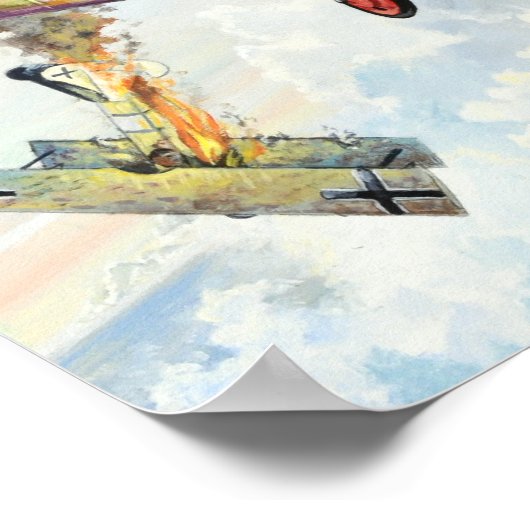 WWI ERNST UDET FOKKER D.VII PRINT (Hoek)