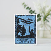 WWI French Air Service Poster Briefkaart (Staand voorkant)