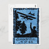 WWI French Air Service Poster Briefkaart (Voorkant / Achterkant)