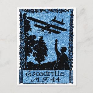 WWI French Air Service Poster Briefkaart