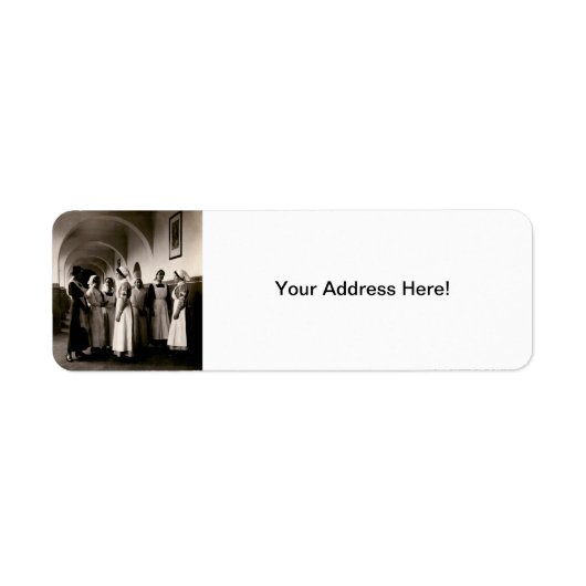 WWI German Nurses Etiket (Voorkant)