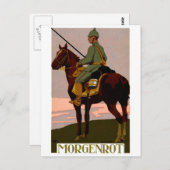 WWI German Uhlan Briefkaart (Voorkant / Achterkant)