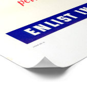 WWI herinner me afgelopen december! Poster (Hoek)