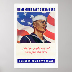 WWI herinner me afgelopen december! Poster